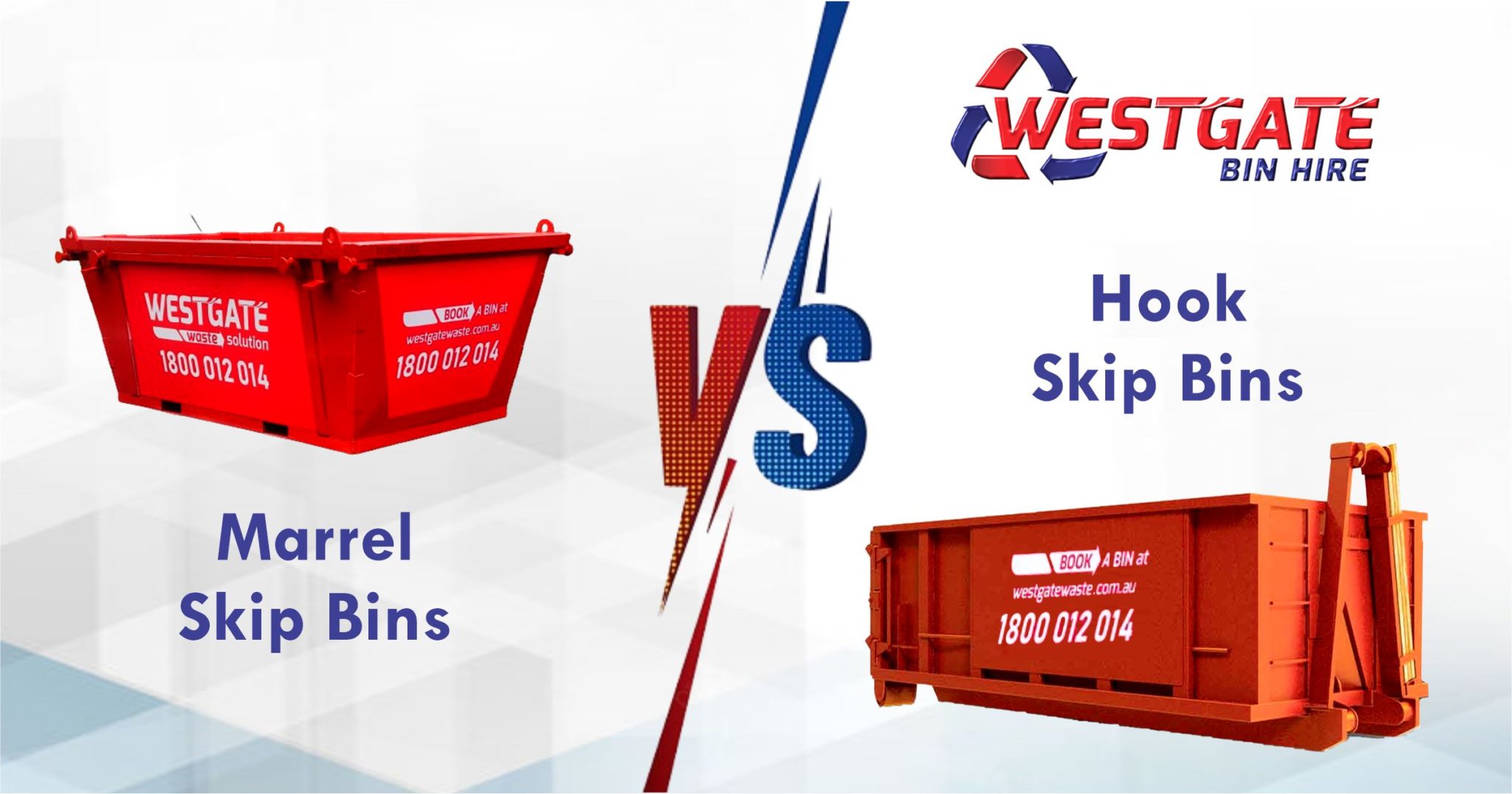 Hook Skip Bins vs Marrel Skip Bins Understanding the Differences