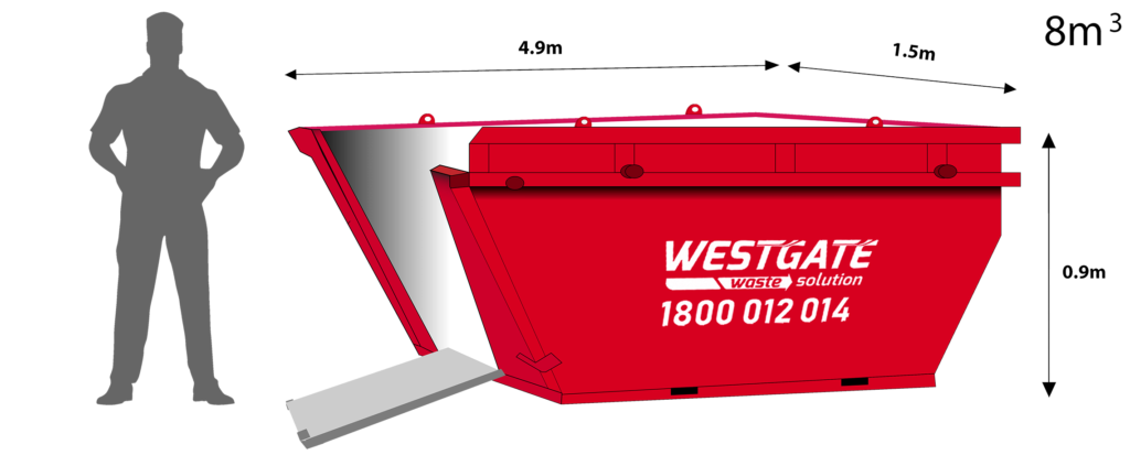8m3 Skip Bin