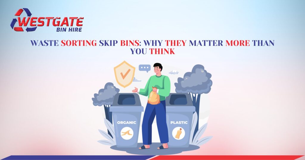 Waste Sorting Skip Bins